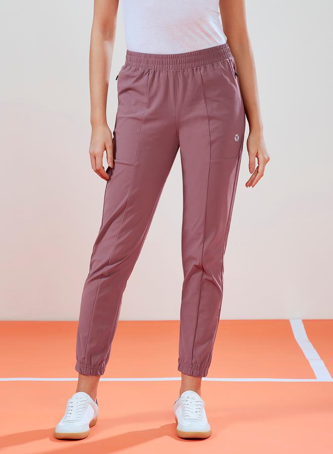 تكنوسبورت بنطلون رياضي نسائي سادة بأساور تقنية - Image 2