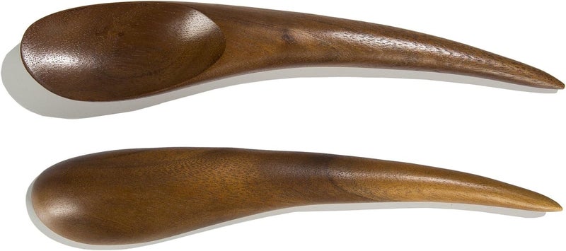 Nambe Nambé Harmony 3-Piece Salad Set – 12" Acacia Wood Serving Bowl with 12" Tongs – Designer Salad Bowl & Server Set for Dining, Entertaining & Kitchen Décor – Flowing Curves & Elegant Lines - Image 5