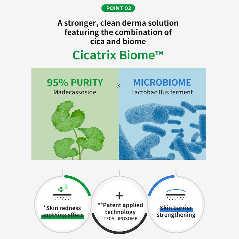 WELLAGE Cica Calming Cream - Korean Face Soothing Moisturizer, High Purity Madecassoside with Centella Asiatica Panthenol - Calms Sensitive Skin, Anti-Redness & Rosacea, Anti-Scaling & Blemish, 2.7oz - Image 4