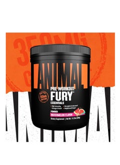 UNIVERSAL NUTRITION Animal Fury - Pre Workout Powder, Energy and Focus Supplement with 5g BCAA, 350 mg Caffeine, Beta-Alanine, Nitric Oxide Booster, Watermelon Flavor, 20 Servings  - Image 2