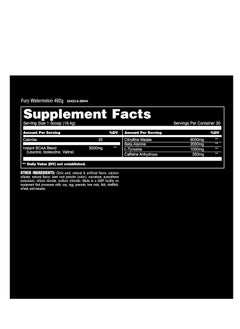 UNIVERSAL NUTRITION Animal Fury - Pre Workout Powder, Energy and Focus Supplement with 5g BCAA, 350 mg Caffeine, Beta-Alanine, Nitric Oxide Booster, Watermelon Flavor, 20 Servings  - Image 4