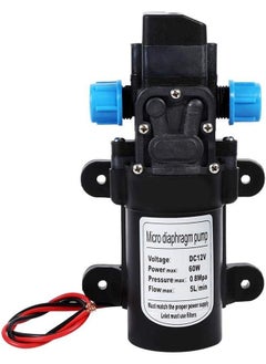 12V Water Pump, 12V DC High Pressure Water Pump Self-Priming Water Pump 5 L/min Water Pressure Diaphragm Pump for Caravan RV Camper Marine Boat