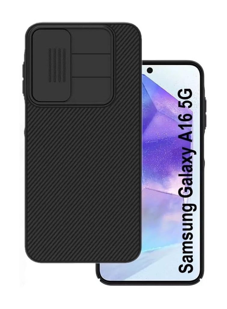 Nillkin CamShield Case for Samsung Galaxy A16 5G Protective Cover with Camera Protector  Hard PC Ultra Thin Anti-Scratch Black - Image 1