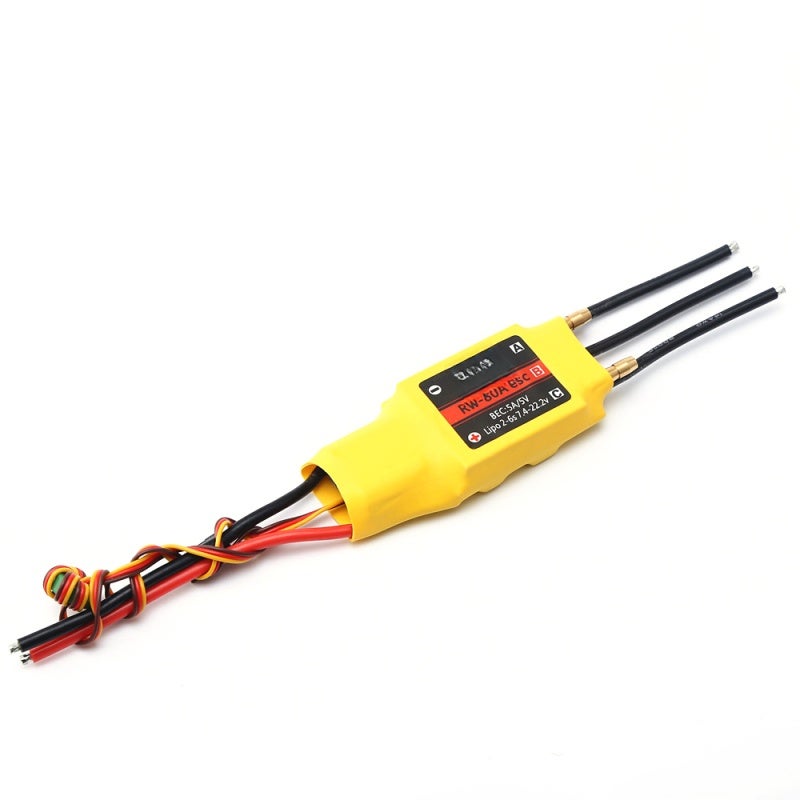 محرك بدون فرش ESC 80A تصميم مقاوم للماء BEC خطي - أداء عالي الكفاءة يدعم المحركات الخالية من المستشعرات بدون فرش تصل سرعتها إلى 30000 دورة في الدقيقة لمحبي هوايات المركبات التحكم عن بعد (RC) - Image 1