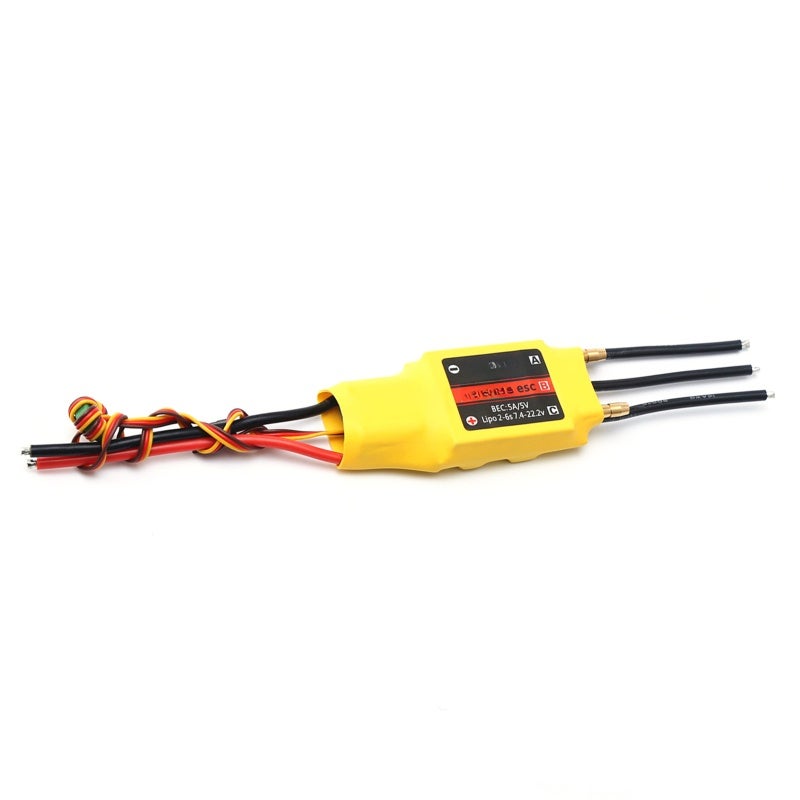 محرك بدون فرش ESC 80A تصميم مقاوم للماء BEC خطي - أداء عالي الكفاءة يدعم المحركات الخالية من المستشعرات بدون فرش تصل سرعتها إلى 30000 دورة في الدقيقة لمحبي هوايات المركبات التحكم عن بعد (RC) - Image 5