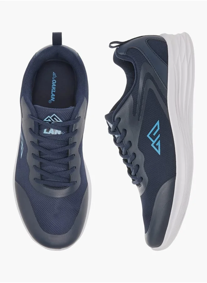 Oaklan by Shoexpress Men by Shoexpress Logo Detail Lace-Up Sports Shoes