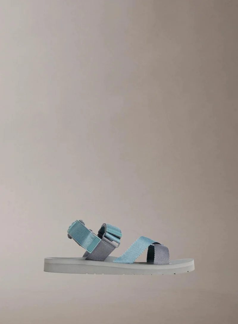 Calvin Klein Adjustable Webbing Sandals