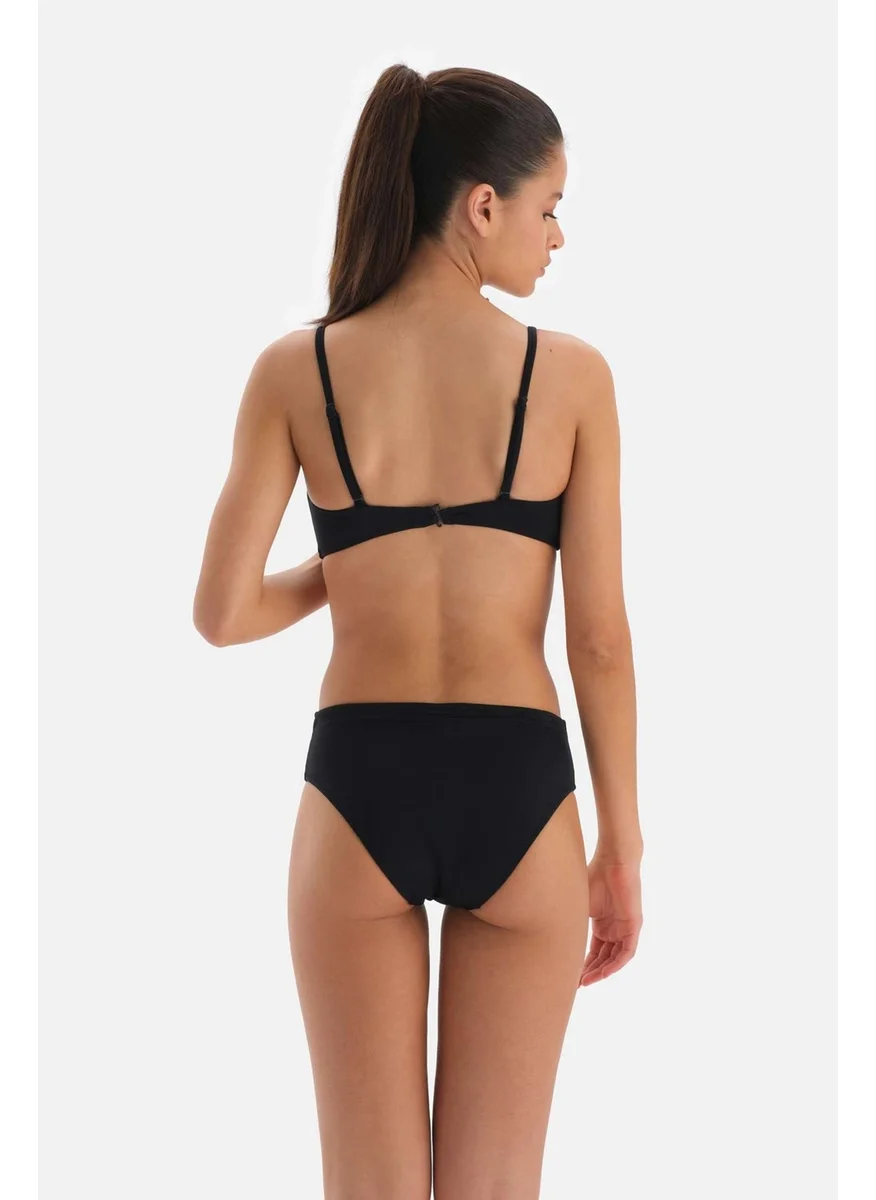 dagi Black Strapless V Wire Bikini Top