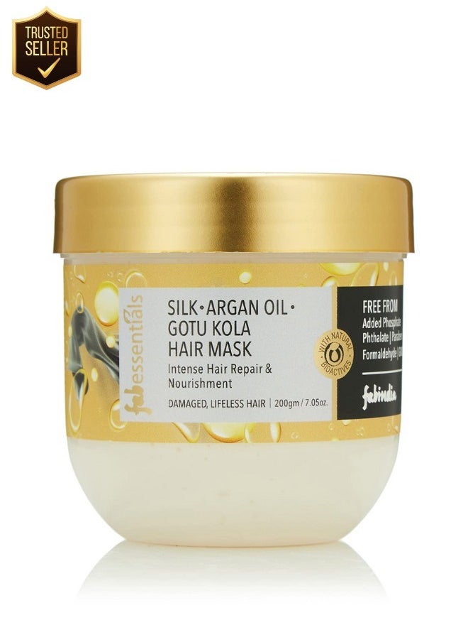 Silk Argan Oil Gotu Kola Hair Mask | Enriched with Aloe - 200g 