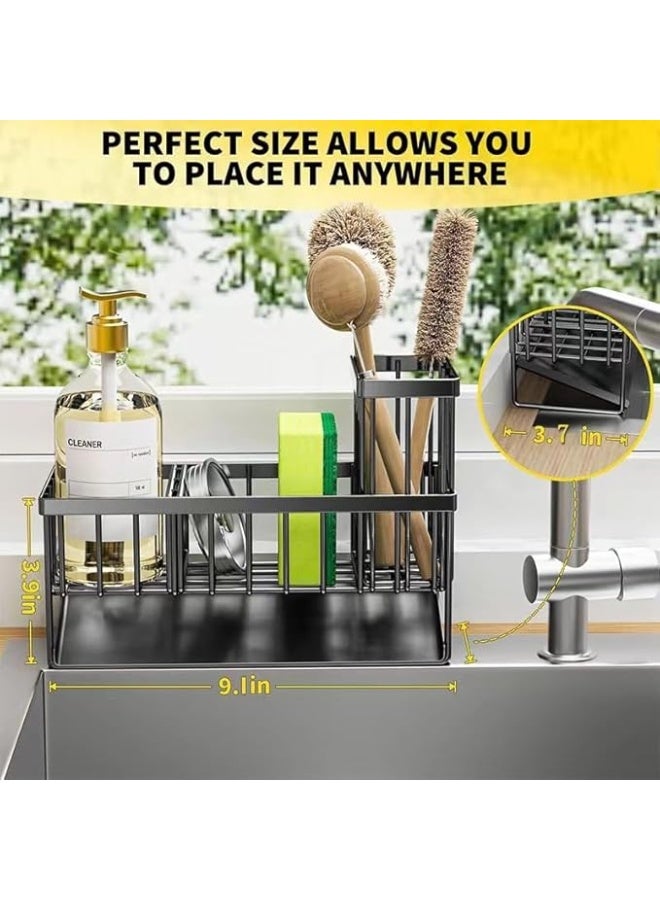 منظم حوض المطبخ، منظم تخزين متعدد الوظائف  خمسة نقاط وصفية - Image 3