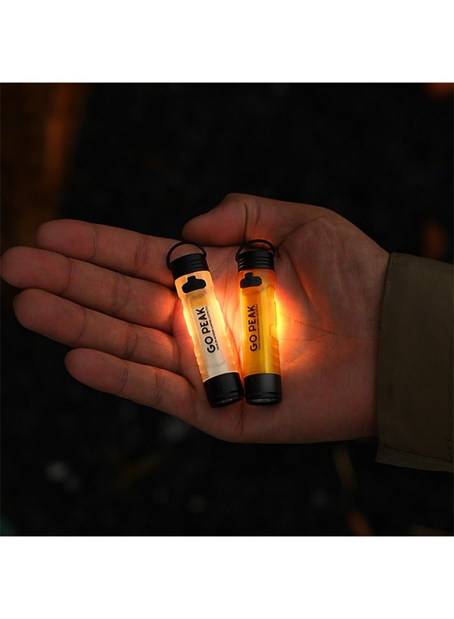 OASIS DESERT Outdoor Flashlight Charging Magnetic Hook Camping Tent Light Led Keychain Flashlight Cap Clip Emergency  - Image 2