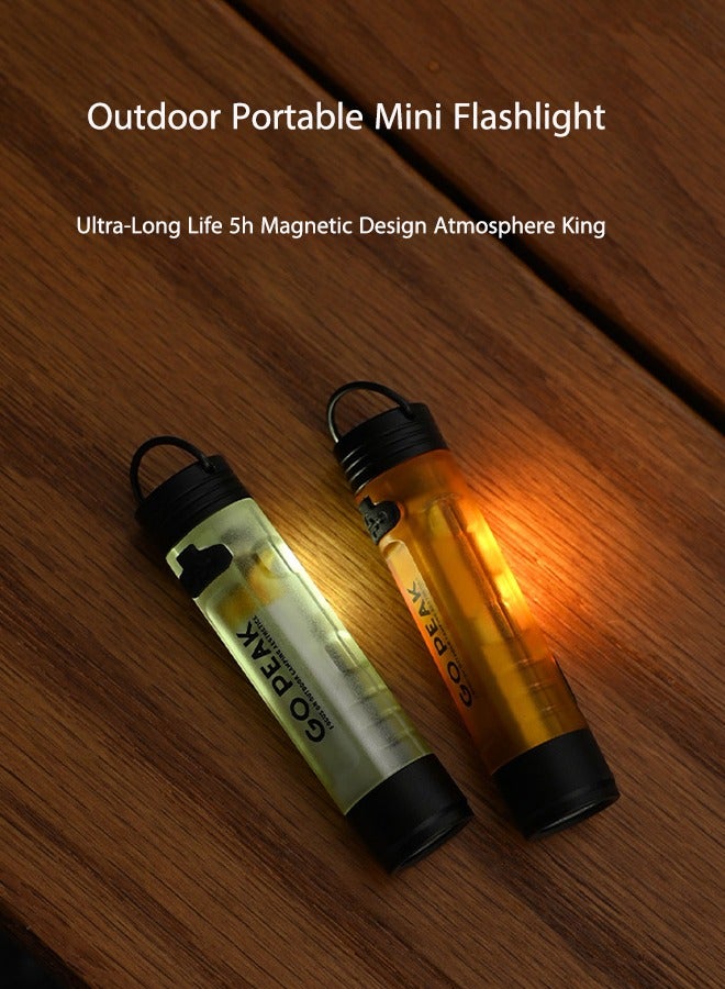 OASIS DESERT Outdoor Flashlight Charging Magnetic Hook Camping Tent Light Led Keychain Flashlight Cap Clip Emergency  - Image 4