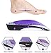 RooRuns Plantar Fasciitis 34 Length Insoles High Arch Supports Orthotic Insoles MenWomen 1 Pair Flat Feet OverPronation Heel Spur Pain Relief Shoe Inserts for Walking Running Sport - Image 4