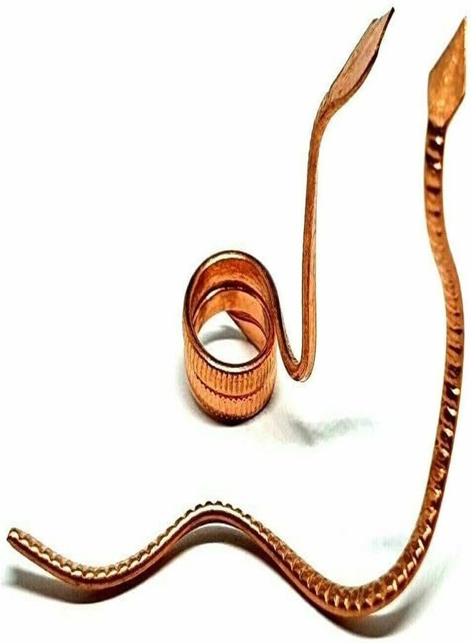 Krisah Pack of 4 Pairs Nag Nagin Joda for Kaal Sarp Dosh Niwaran/Neev Puja (Copper & Silver) - Image 4