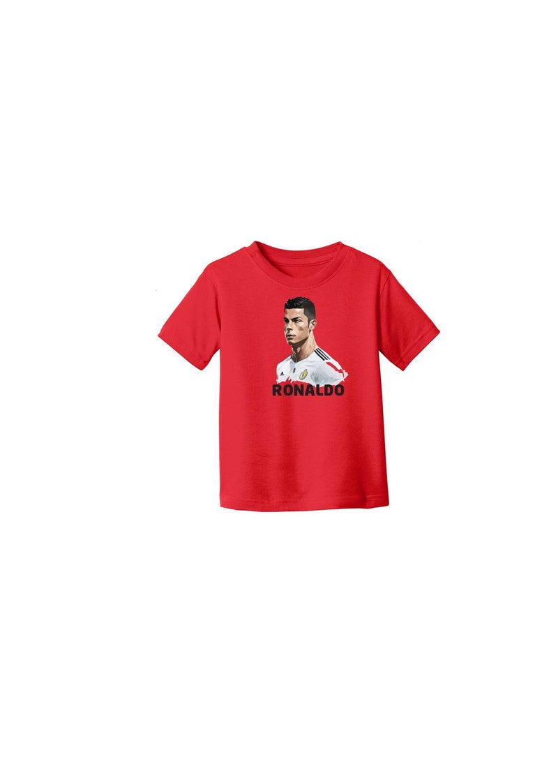 PRINTSHOP4ME Ronaldo Unisex Kids T-Shirt-Soccer Player Printed Tshirt For Boys And Girls-Soft And Comfortable-Gift For Young Football Fans - Image 4