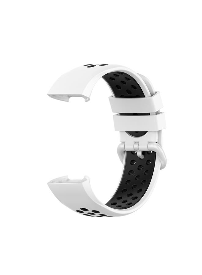 erorex Replacement Band For Fitbit Charge 4 / Charge 3 / Charge 3 SE Watch Button Two Colors Silicone Replacement Strap Watchband - Image 3