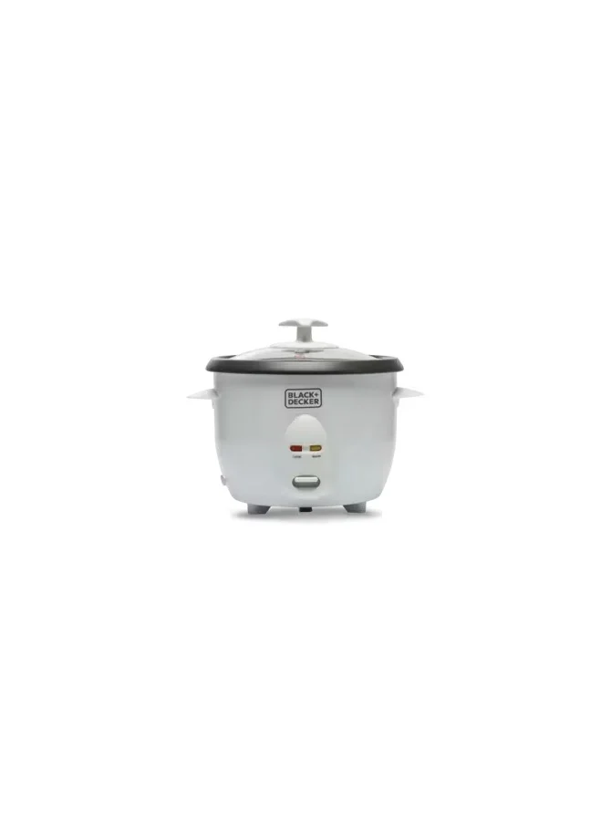 BLACK+DECKER Black+Decker 400W Non Stick Rice Cooker with Glass Lid Multicolor 1 Liter RC1050-B5