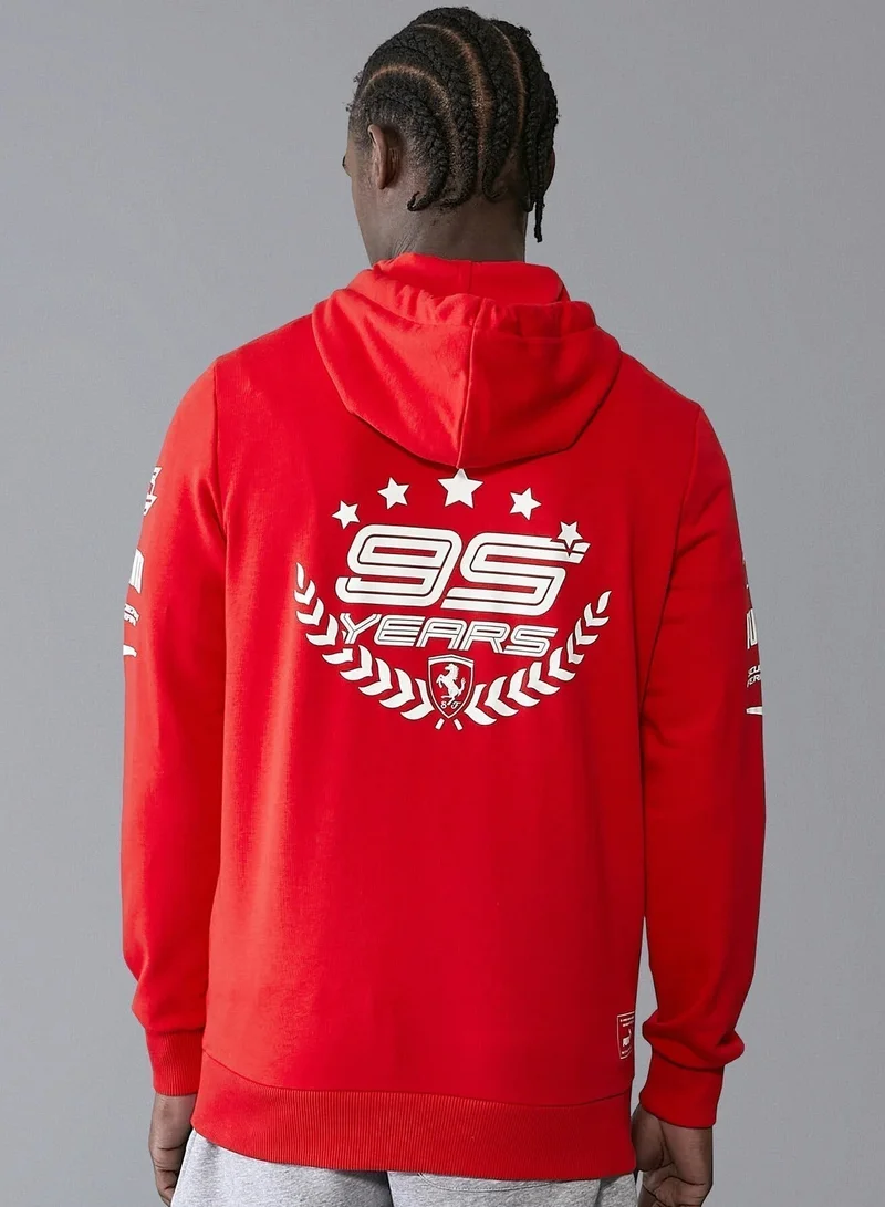 Scuderia Ferrari Scuderia Ferrari Celebrating 95th Years Men's Hoodie