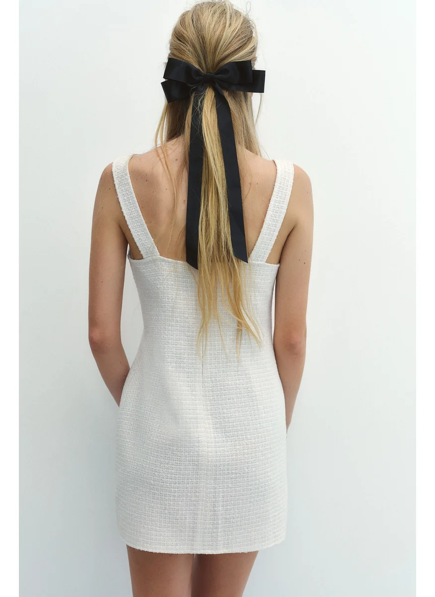 H&M Textured-Weave Dress