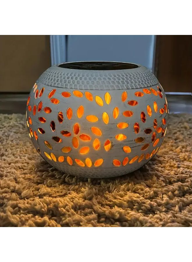 2 Pack Black Solar Table Lights Outdoor Garden Patio Pathway Decoration - Image 3