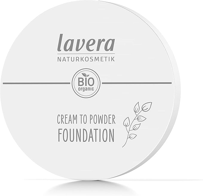 lavera Cream to Powder Foundation Tanned 02 nude Organic Almond Oil Vitamin E Vegan Moisturizing Intensive Coverage 1 X 105g - Image 3