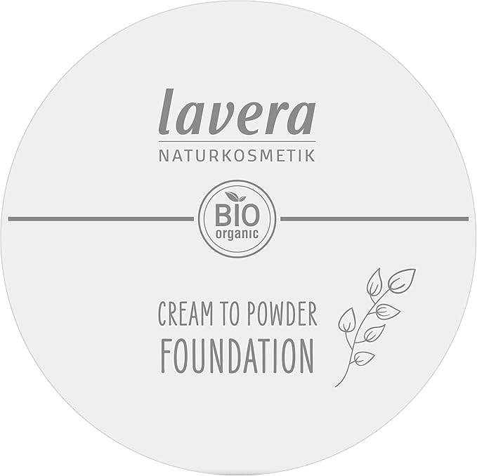lavera Cream to Powder Foundation Tanned 02 nude Organic Almond Oil Vitamin E Vegan Moisturizing Intensive Coverage 1 X 105g - Image 2