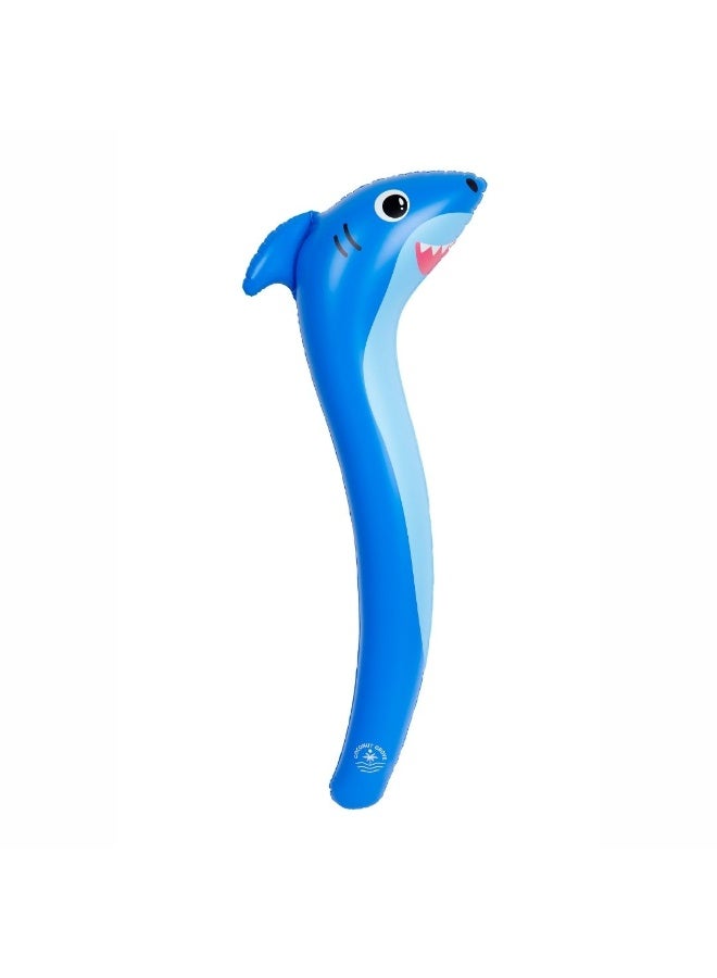 Trishi Coconut Grove Kiddy Pool Noodle Floater for Kids – Lightweight Swimming Noodle Float, Water Fun Toy for Beach & Pool, Safe Floating Support for Children Finn the Shark - Image 1
