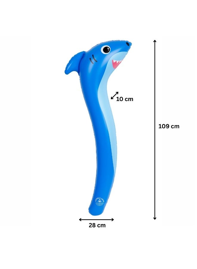 Trishi Coconut Grove Kiddy Pool Noodle Floater for Kids – Lightweight Swimming Noodle Float, Water Fun Toy for Beach & Pool, Safe Floating Support for Children Finn the Shark - Image 4