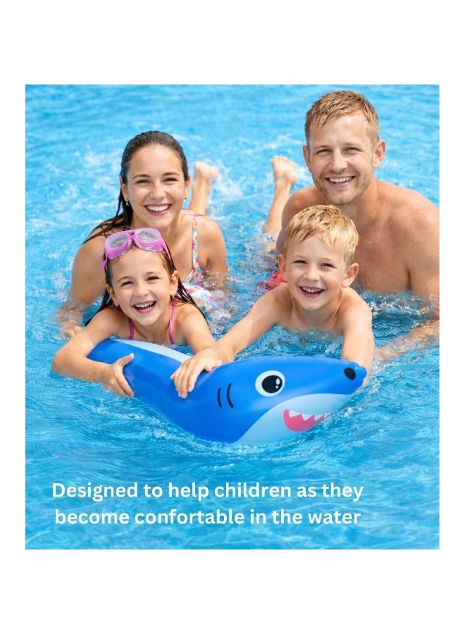 Trishi Coconut Grove Kiddy Pool Noodle Floater for Kids – Lightweight Swimming Noodle Float, Water Fun Toy for Beach & Pool, Safe Floating Support for Children Finn the Shark - Image 5