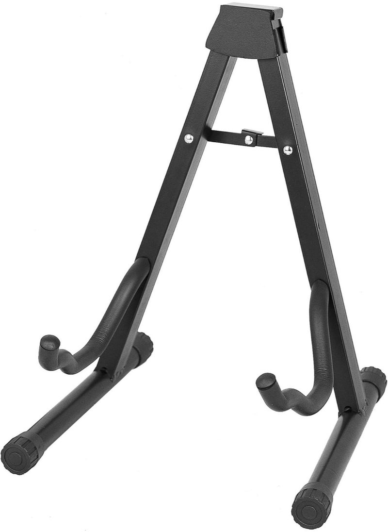 Mike Music Guitar Stand Universal Adjustable Folding A-Frame Stand with Non-Slip Rubber and Soft Foam Arms for Acoustic/Classical/Bass/Electric Guitar, Banjo, Ukulele, Oud, Mandolin, Violin and More  - Image 1