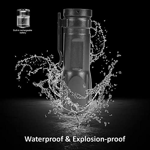Care4 Mini Rechargeable LED Flashlight | Aluminum Alloy Pen Clip | Waterproof XPE Lamp Beads | Portable Light for Adventure Camping Fishing Outdoor - Image 3