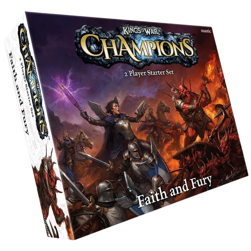 mantic Games Kings of War Champions Faith Fury 2Player Set - Image 3