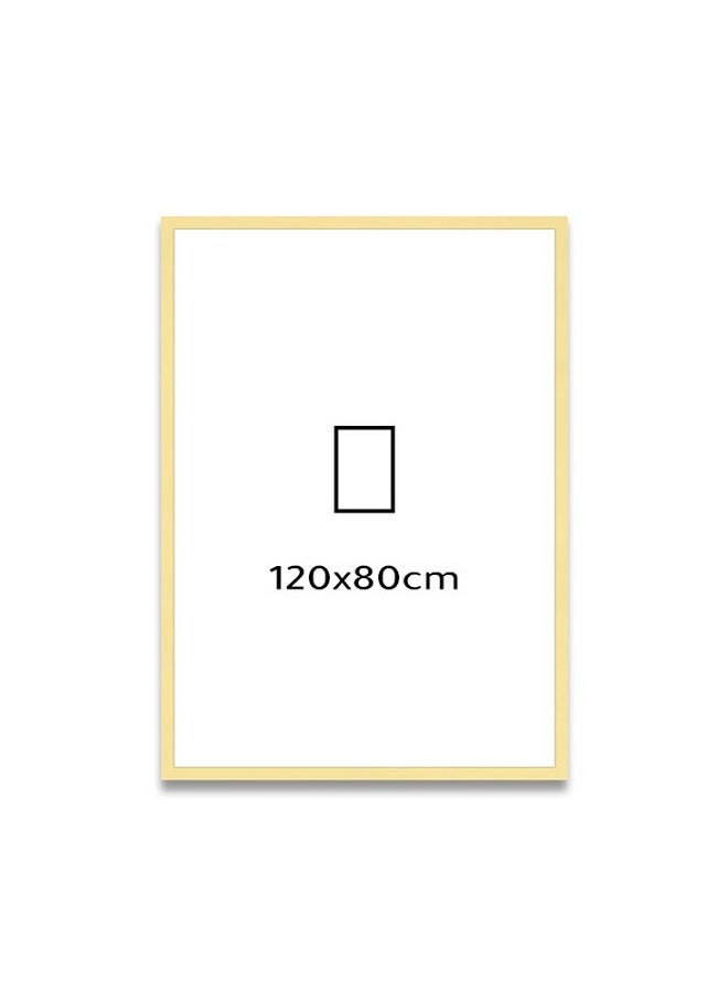 ماركتنا لوحة جدارية120×80سم مع برواز ذهبي وطبقة اكريلك شفاف بتصميم طبيعة - Image 4