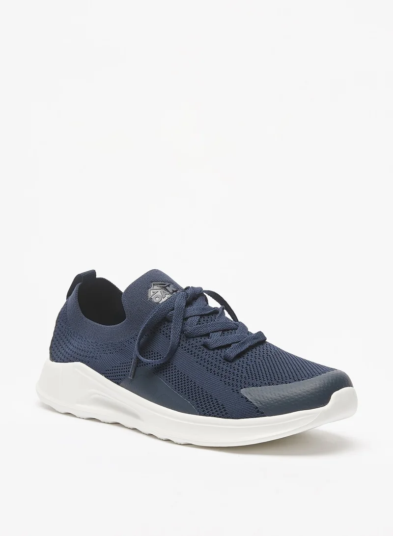 Oaklan by Shoexpress Textured Slip On Mens' Sports Shoes with Lace Detail