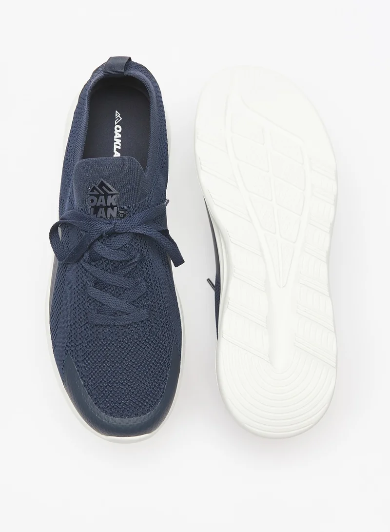 Oaklan by Shoexpress Textured Slip On Mens' Sports Shoes with Lace Detail