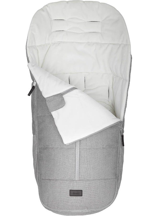 Diono Quantum Classic All Weather Footmuff To Protect Your Baby in Car Seats & Strollers, Light Grey Cube - Image 3