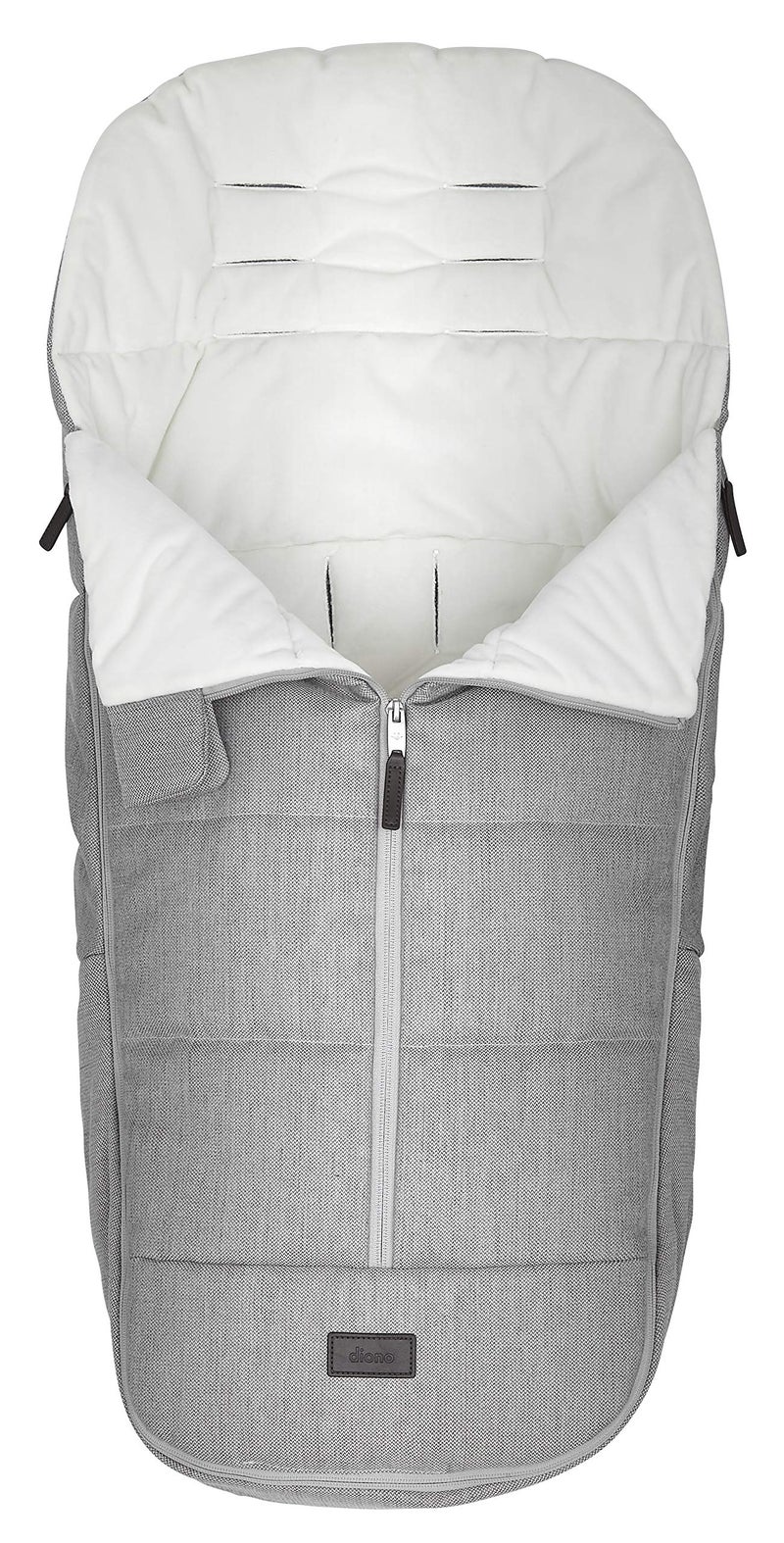 Diono Quantum Classic All Weather Footmuff To Protect Your Baby in Car Seats & Strollers, Light Grey Cube - Image 1