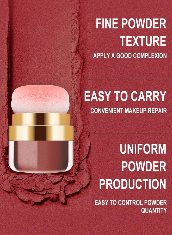 ROUSE Lazy Blush, Powder blush 3 Color Set, face blushes makeup for Cheeks, Lightweight, Smooth, Vegan & Cruelty-Free, Coral Red-Peach-Autumn Berry - Image 4