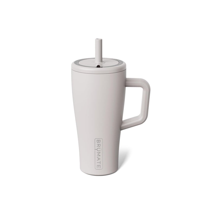 BrÃ¼Mate Era 20 oz Tumbler with Handle and Straw | 100% Leakproof Insulated Tumbler with Lid and Straw | Made of Stainless Steel | Cup Holder Friendly Base | 20oz (Dune) - Image 1