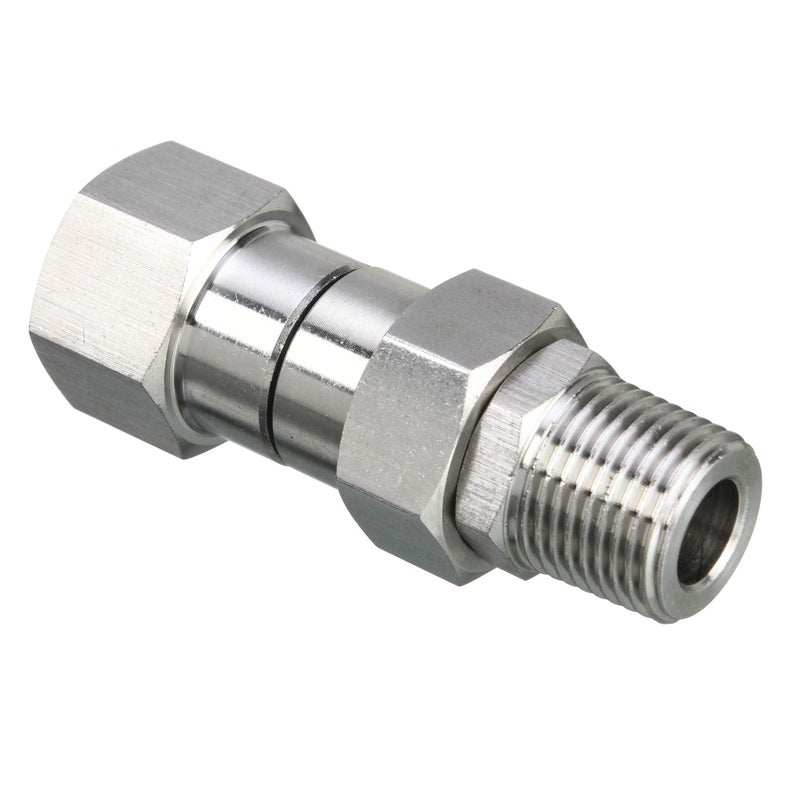 M MINGLE Pressure Washer Swivel, 3/8 Inch NPT Male Thread Fitting, Stainless Steel, 4500 PSI - Image 2