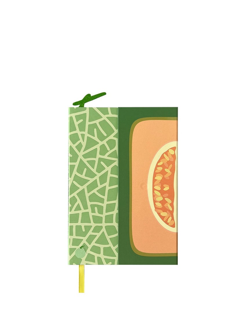 XiuWoo دفتر ملاحظات فاكهة مع غطاء مغناطيسي، دفتر ملاحظات كلاسيكي للكتابة والرسم، مذكرات لطيفة للأطفال والطلاب والمعلمين، 224 صفحة، 5.3 × 7.6 بوصة - Image 1