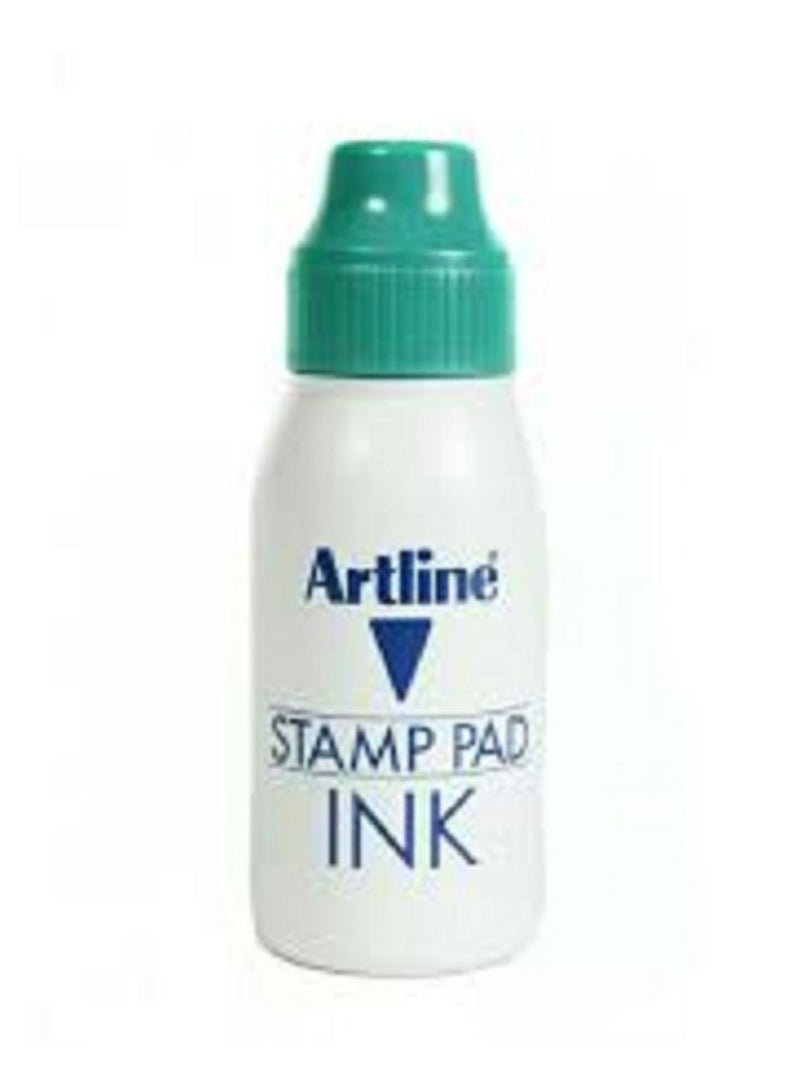 Artline Esa-2n Stamp Pad Ink 50cc Green - Image 1