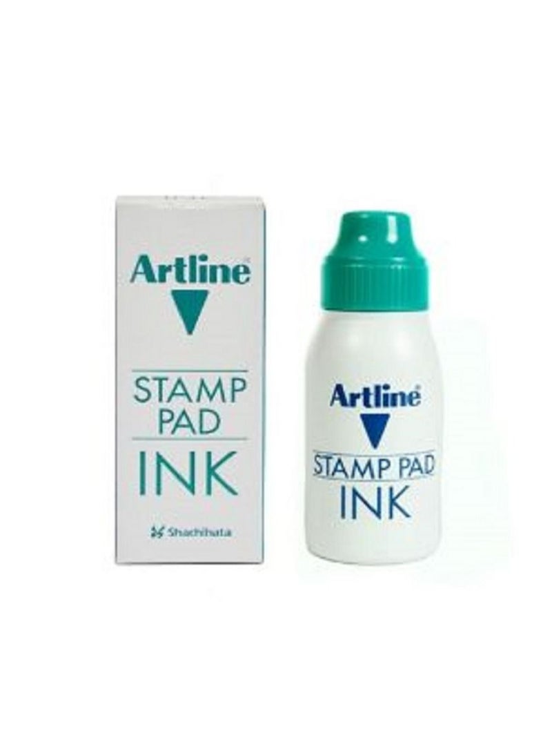 Artline Esa-2n Stamp Pad Ink 50cc Green - Image 2