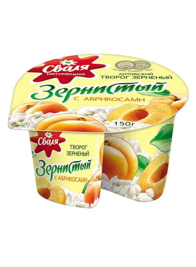 Cottage Cheese, With Apricot - 7% - 150g, Lithuania