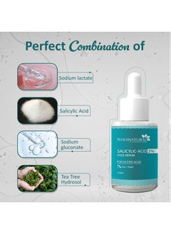 7 Days 2% Salicylic Acid Face Serum For Dark Spots Blackheads Acne & Open Pores 30Ml Face Serum For Sensitive Skinoily Skin & Acne Prone Skin  - Image 5
