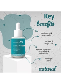 7 Days 2% Salicylic Acid Face Serum For Dark Spots Blackheads Acne & Open Pores 30Ml Face Serum For Sensitive Skinoily Skin & Acne Prone Skin  - Image 3