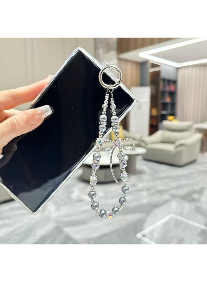 S-TOP Case For Samsung Galaxy S25 Ultra 5G Little Fresh Bow Bracelet Chain TPU Phone Case - Image 3