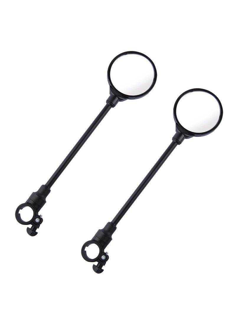 Generic - 2 PCS Bike Mirror, Bicycle Accessories for Adult Bikes, Adjustable Rotatable Rear View Convex Rear View Mirror Accessories, Bicycle Mirrors Handlebars for Mtb, Outdoors, Cycling - Image 1