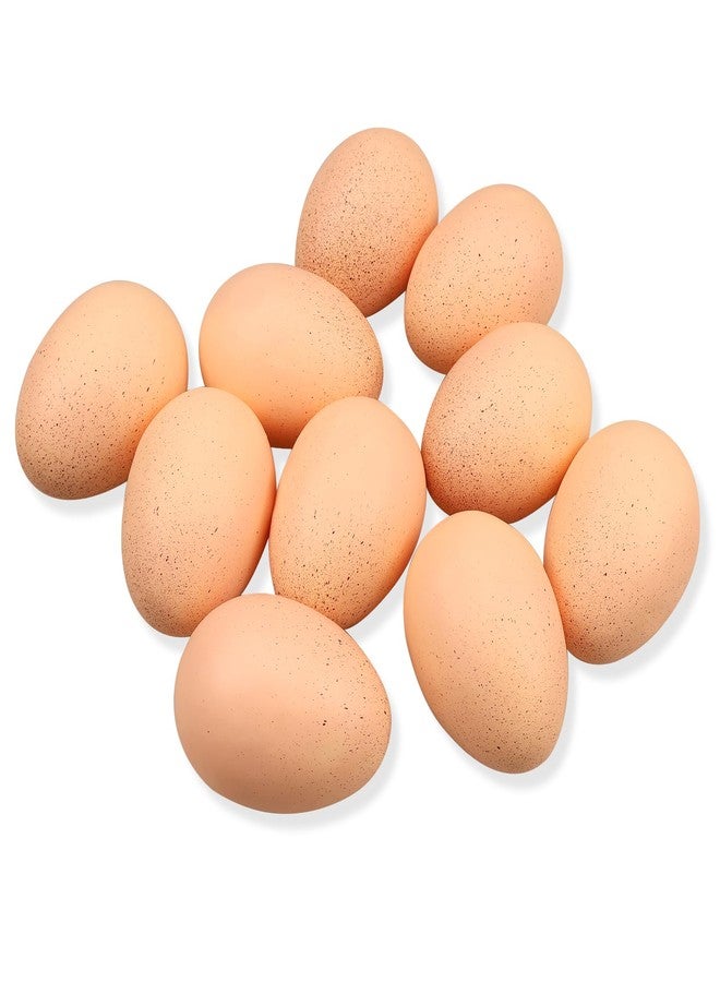Lorigun 10pcs Artificial Egg Fake Food Faux Kitchen Decor Theater Prop - Image 1
