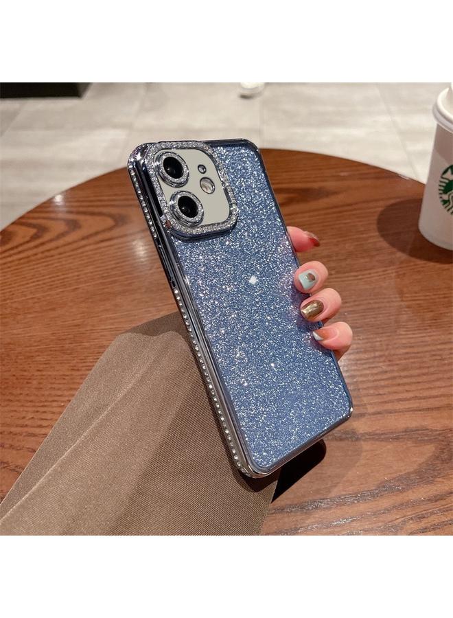 زبون جراب هاتف iPhone 12 من مادة TPU اللامعة والألماسية - Image 1